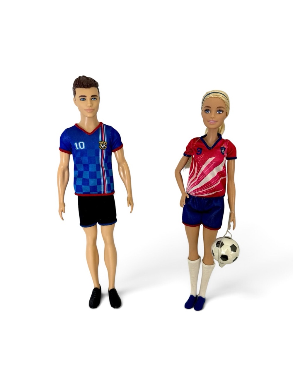 Soccer Ken and Barbie Doll Set